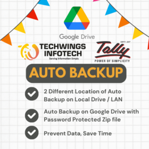 Auto Backup Tally in Google Drive